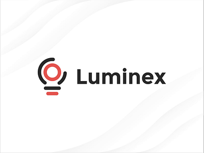 luminex logo design animation brand identity branding creative design innovative light bulb light logo logo design modern modern logo tech technology