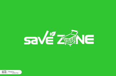 Save Zone Logo with Outputs graphic design logo