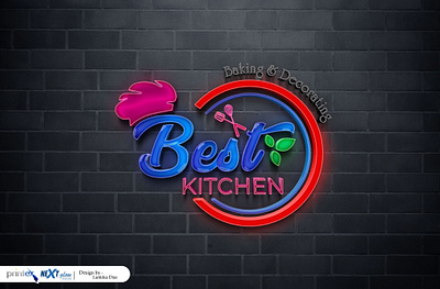 Best Kitchen Cake Logo with Outputs graphic design logo