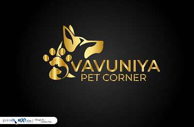 Vavuniya Pet Corner Logo with outputs graphic design logo