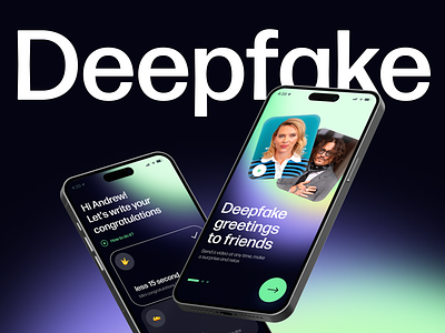 Deepfake video App app deepfake ios mobile mobile app ui video