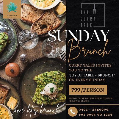 BRUNCH POSTER animation branding logo ui