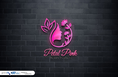 Petal Pink - Private Limited Logo with Outputs graphic design logo