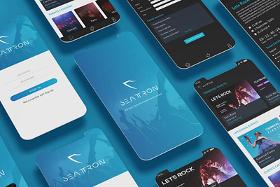 Seattron - Mobile App UI business corporate creative design digital platform graphic marketing mobile app mobile app ui modern online ticketing system professional ticketing website ui uiux