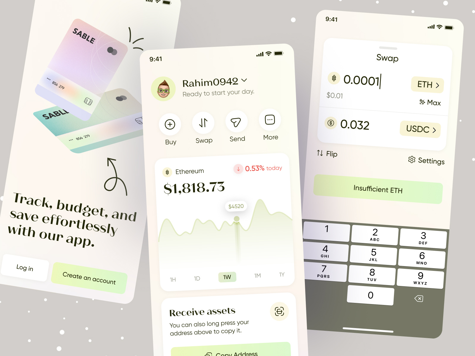 Fintech App UI amount app card design finance banking fintech app graph ios app mobile money money app money transfer ofspace transaction wallet