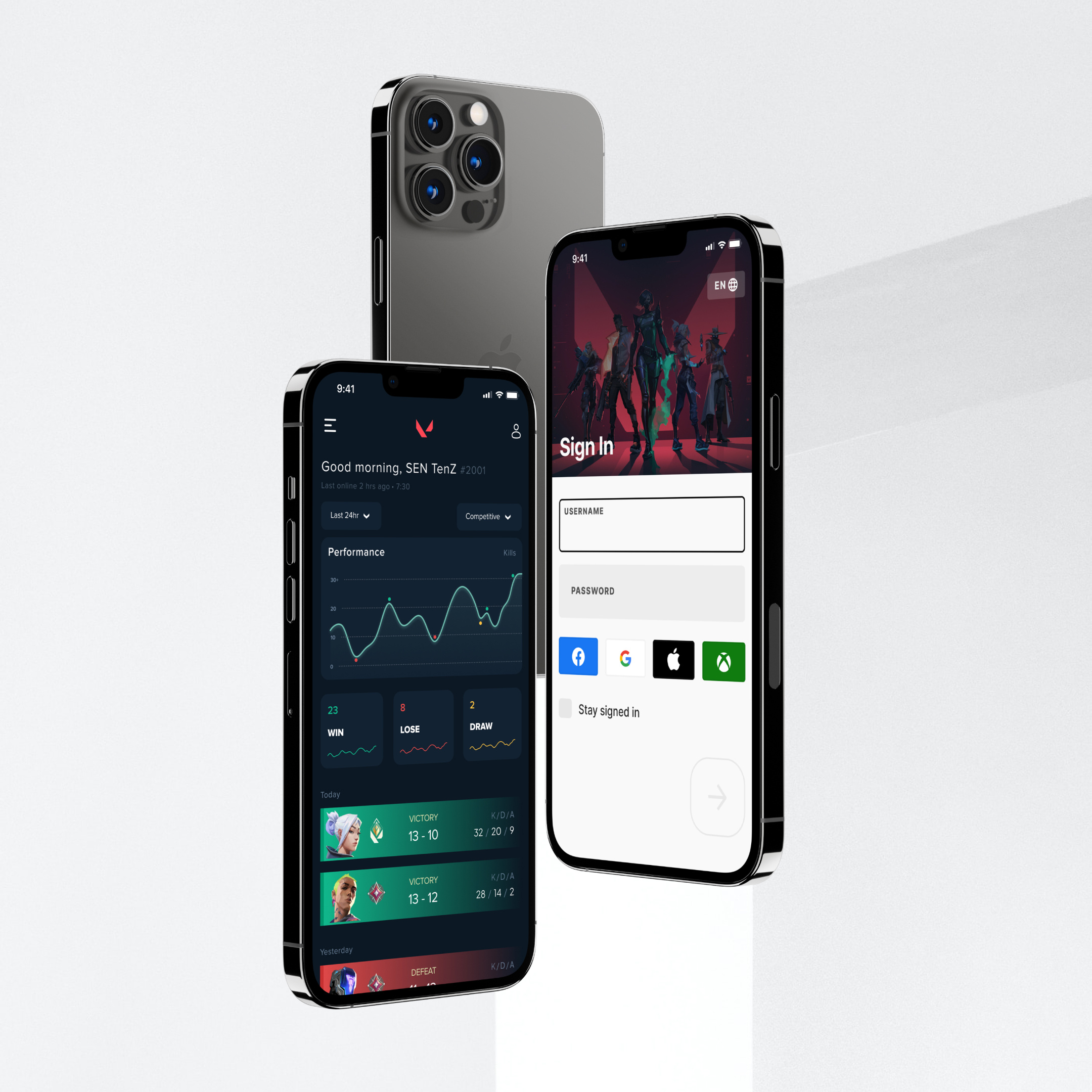 Valorant Mobile UI Design 3d concept ui dashboard design figma iphone minimal mobile dashboard mockup re design ui uiux valorant valorant mobile valorant ui design