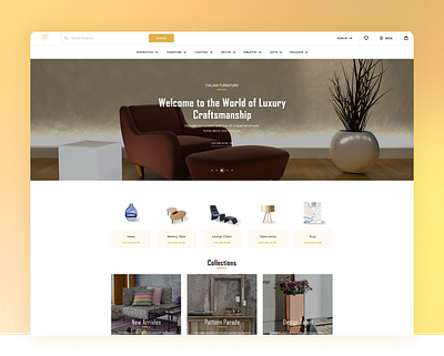 Online Luxury Furnitures | Shopping Stop adobe xd branding business case study ecommerce figma furniture graphic design illustration logo luxury online ui