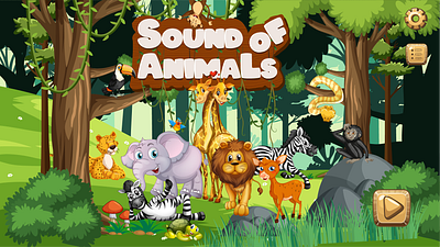 Sound Of Animals Full Game Play and level Design game art game design game play and level design graphic design ui vector