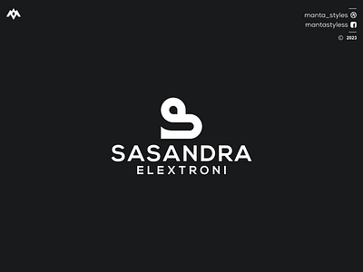 SESANDRA ELEXTRONI branding design es logo icon letter logo sasandra elextroni se logo