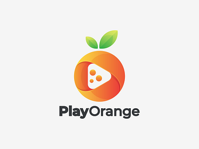 Play Orange branding design graphic design icon illustration logo orange play logo play orange