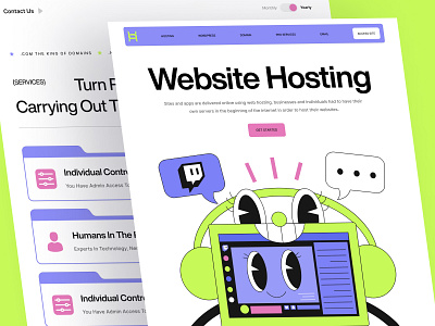 Web Hosting Services Landing Page cloud hosting domain homepage hosting hosting provider hosting solution hostingwebsite internet landing page salahuddinuix server hosting serverhosting services sloud hosting trendy ui design web design web hosting website website design