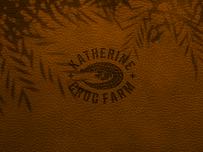 Katherine Crocodile Farm Logo Design aligator alligator alligator logo crocodile crocodile logo leather logo logo design logo designer