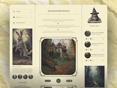 Paper blog Home Page! 2023 artwork blog clean creative design designer elegant journal landing page magic magical magical world paper social ui uiux web