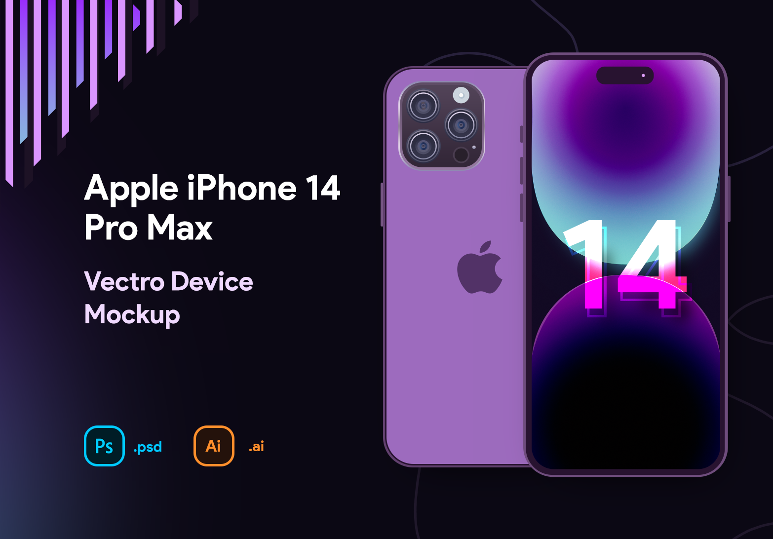 iPhone 14 Pro Max Vector Mockup by Max Patchs on Dribbble