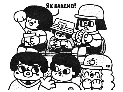 Baseball Funs apple baseball boy cartoon character cute design doodle fun funs girl graphic design hot dog illustration japanese kawaii men nyc ui ukrainian
