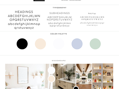 Brand & Website Design - Let The Light In Interior Design brand board brand identity branding interior design interior designer let the light in logo modern farmhouse revolution design studio squarespace web design website design with chelsea