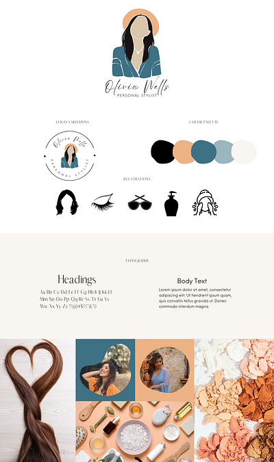 Brand & Squarespace Website Design - Personal Stylist brand brand board brand design brand designer branding logo logo design personal stylist revolutionary design studio squarespace web design website website design