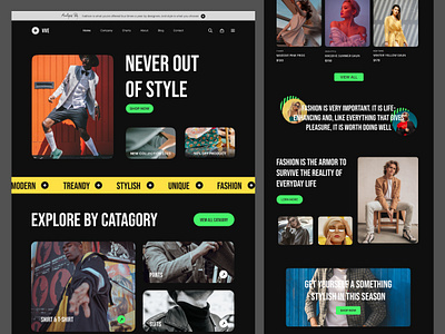 FASHION ECOMMERCE apparel brand website clothing clothing brand clothing company ecommerce fashion fashion website homepage landing page lookbook minimal modern online store product product design store style ui ux web design