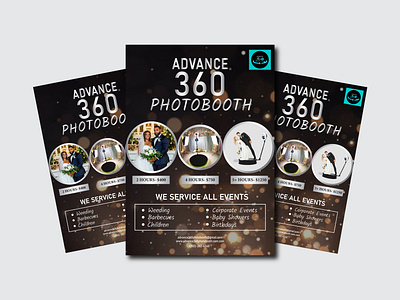Advance Photobooth Flyer Design adobe illustrator adobe photoshop branding design flyer flyer design graphic design photobooth flyer design