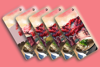 Blooming (Wallpaper for Phones) aesthetic design illustration landscape pink wallpaper