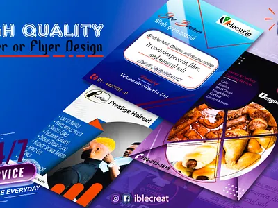 High quality poster or flyer design branding design flyer graphic design poster