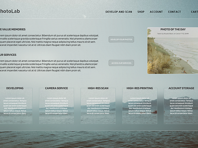 PhotoLab homepage branding design developing e commerce film foto shop film photography logo photo site photography photography shop print shop printing ui ui design ux ux design