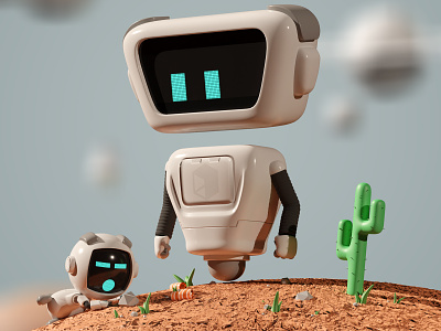 3D robot 3d 3d robot ai ai chat ai robot blender cartoon cartoon robot cute design free illustration illustrations kawaii resources robot stylized