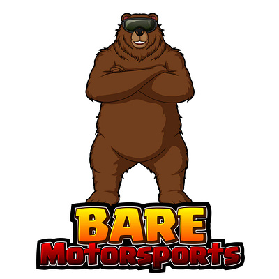 Bear mascot branding cartoon character graphic design illustration logo mascot package design vector