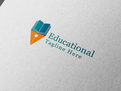 Educational Logo(unused) best logo branding design education educational logo graphic design illustration institute logo logo logo design logo for sale logograph school logo vect plus vector
