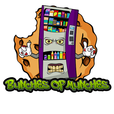 Zombie Vending branding cartoon character custom logo design fantasy art graphic design illustration logo mascot package design vector