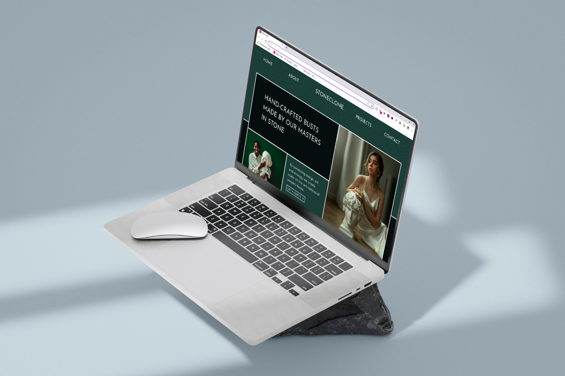 Example of Stoneclone website