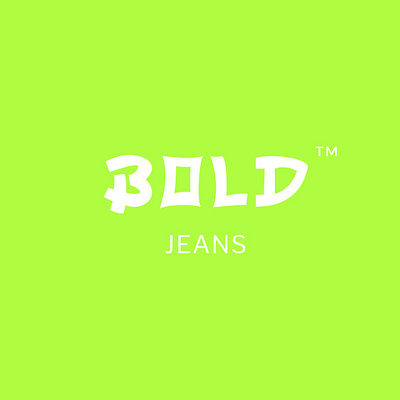 Bold Jeans logo design branding design graphic design logo typography vector