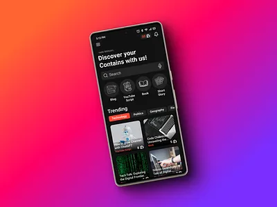 ContentHUB: Premium Content, Power Your Platform. androiad app app screen dailyui design design process design showcase figma figma mobile app interface design mobile app mobile screen ui uiux mobile app