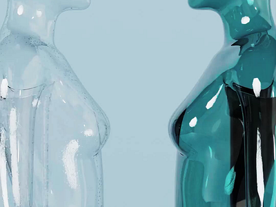 Fluid balance 3d animation art design fluid philosophie water