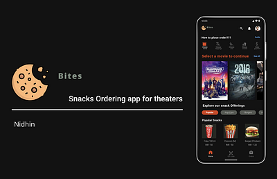 UX Case Study - Snacks Ordering App For Movie Theaters adobe xd app app redesign application cool designs design idea figma movie snack ordering app snack ordering app theater snack ordering app ui ui case study ui designing uiux user experience user experience design ux ux case study ux designing wireframe