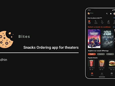 UX Case Study - Snacks Ordering App For Movie Theaters adobe xd app app redesign application cool designs design idea figma movie snack ordering app snack ordering app theater snack ordering app ui ui case study ui designing uiux user experience user experience design ux ux case study ux designing wireframe