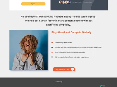 ERP WEBSITE design typography ui