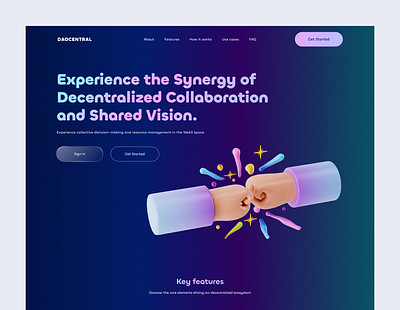 Decentralized autonomous organisation app design ui ux web3