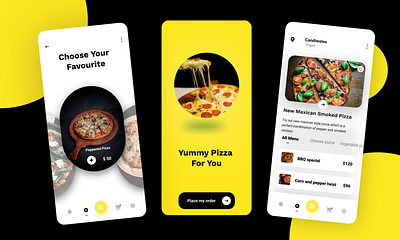 Mobile Food App app design app ui food app graphic design mobile aap mobile food app ui ui ux