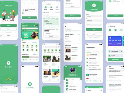 Redesain Galeri LAM mobile app app branding design dutormasi mobile ui web
