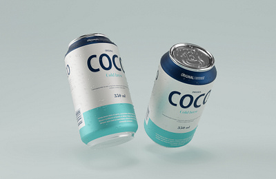 3D BEVERAGE CANS 3d blender branding graphic design mockup