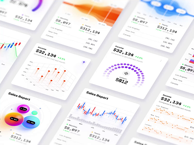 Library of all types of bar graphs ✦ Hyper charts UI Kit chart charts coins dashboard data dataviz desktop finance graph graphs infographic invest money statistic template trade trend ui ux widgets