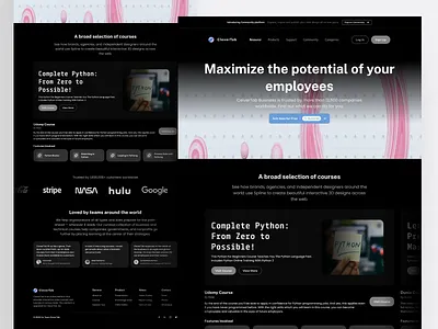 CleverTab - Course Website ai branding course design graphic design illustrator mockups ui uiux ux vector website