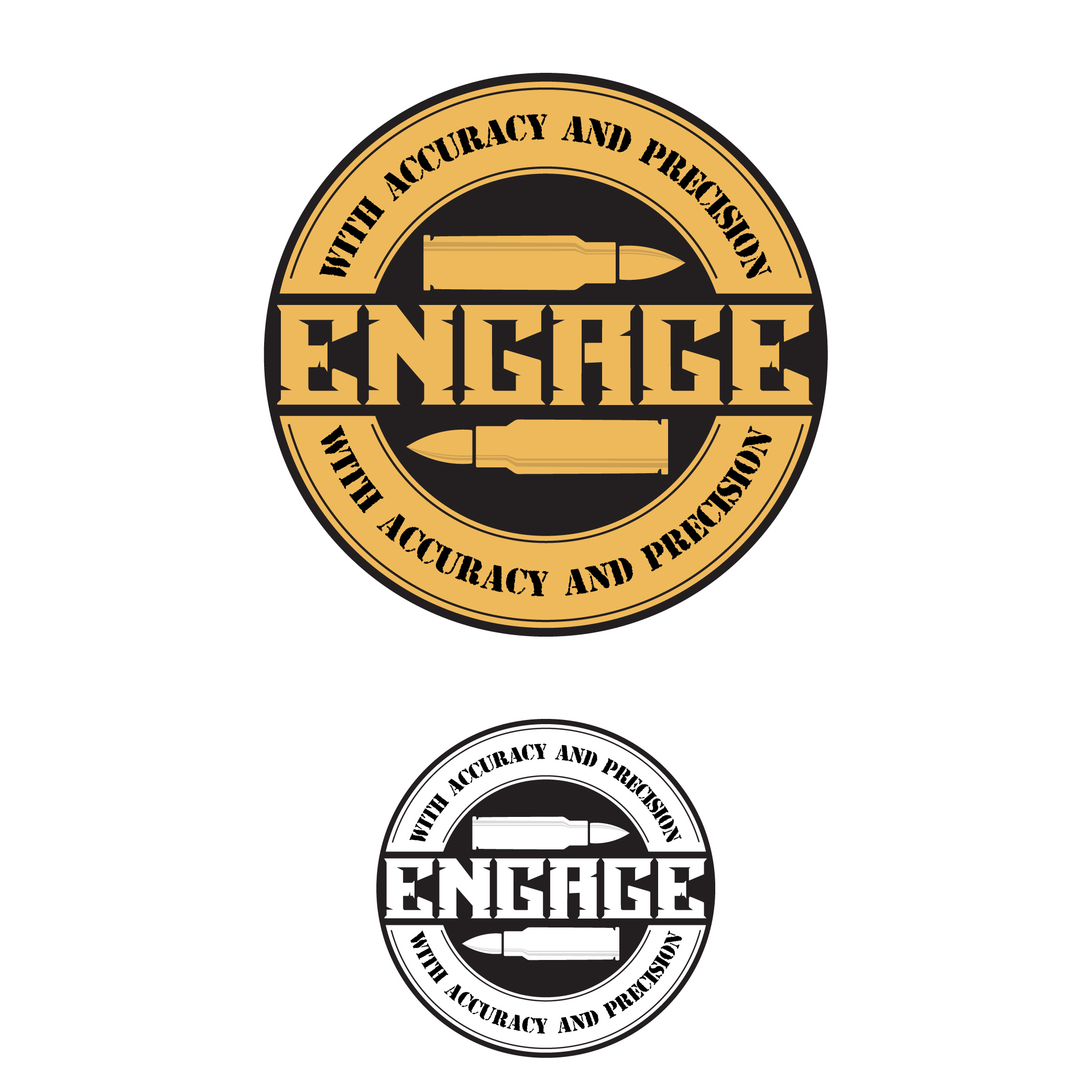 gun logo art branding design digitalart graphic design gun guns hunt illustration logo logodesign shoot shooting target vector