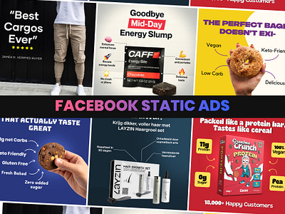 Static Ads | DTC Brands advertising agency banner ads branding design dtc graphic design marketing social media banner social media design static ads trendy