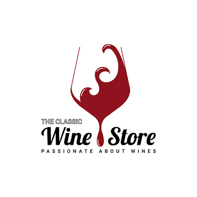 The Classic Wine Store best logo corporate logo creativity custom logo feminine graphic design logo maker manjula87 modern startup unique vintage logo