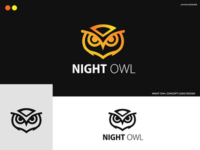 NIGHT OWL CONCEPT LOGO DESIGN best logo brand identity branding creative design illustration logo logo design vect plus