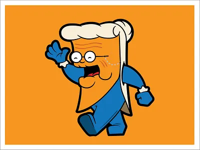 Granny Pie character crust design grandma granny illustration mascot pie pumpkin