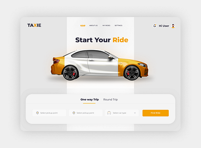 Taxie - Ride booking webapp