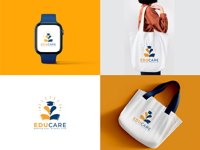 Educare- Logo Design (Unused ) best logo brand identity brand logo branding educare educare logo education logo logo design logo mark logo type logofulio vectplus